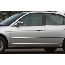 Накладки на ручки (8 шт нерж) для Honda Civic Sedan VII 2001-2006 рр