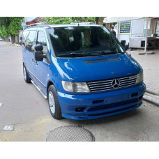 Нижня накладка на бампер Brabos Style (під фарбування) для мерседес Vito W638 1996-2003 рр