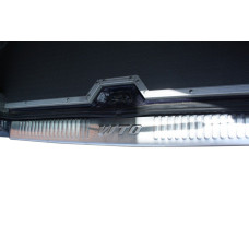 Накладка на задній бампер (Omsa, нерж) Глянсовий для мерседес Vito W638 1996-2003 рр