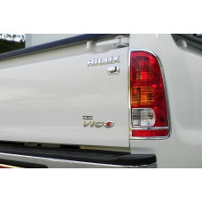 Накладки на стопи 2004-2008 (2 шт, пласт) для Toyota Hilux рр