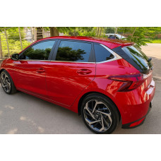 Нижні молдинги стекол (8 шт. Нерж) для Hyundai I-20 2020- рр