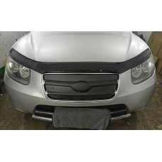 Зимова решітка 2005-2010 (верхня) Матова для Hyundai Santa Fe 2 рр