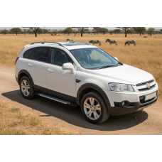 Бокові пороги Line (2 шт. Алюміній) 2016-2019 для Chevrolet Captiva рр
