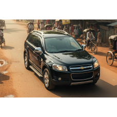 Бокові пороги Maydos V1 (2 шт. Алюміній -2026 нерж) 2006-2015 для Chevrolet Captiva рр