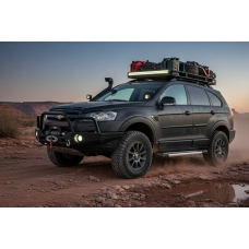 Бокові пороги Vision New Grey (2 шт. Алюміній) 2006-2015 для Chevrolet Captiva рр