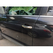 Накладки на ручки (4 шт., Нерж.) Carmos, під кнопку для Ауди Q7 2005-2015 рр