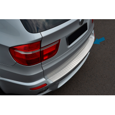 Накладка на задній бампер OmsaLine (нерж.) для бмв X5 E70 2007-2013 рр