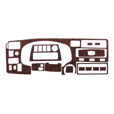 Накладки на панель Алюміній для Toyota Rav 4 1996-2001 рр