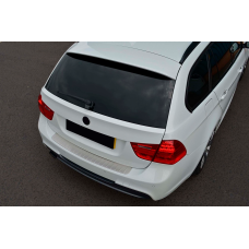 Накладка на задній бампер (2006-2008, SW, нерж.) для бмв 3 серія E90/E91 рр