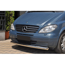 Передняя защита ST008 (нержавейка) 2004-2010, 70мм для мерседес Vito W639