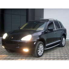 Бокові пороги Fullmond (2 шт. алюм.) для Porsche Cayenne 2003-2010 рр