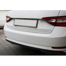 Кромка багажника (SD нерж) OmsaLine - Італійська нержавіюча сталь для Skoda Superb 2015-2024 рр