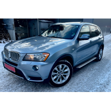 Оригінальні пороги V1 (2 шт, алюміній) для бмв X3 F25 2011-2018 рр