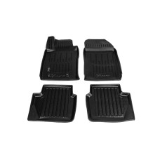 Килимки Stingray 3D для USA (4 шт поліуретан) для Ford Fiesta 2008-2017 рр