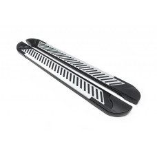 Бокові пороги Line (2 шт. Алюміній) для Jeep Cherokee/Liberty 2007-2013 рр