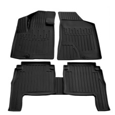 Килимки Stingray 3D 2006-2010 (5 шт поліуретан) для Hyundai Santa Fe 2 рр