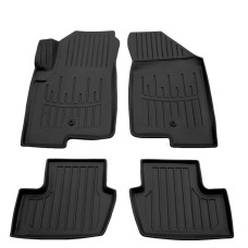 Килимки Stingray 3D (4 шт одна кліпса на водійському) для Jeep Compass 2006-2016 рр