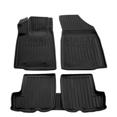 Килимки Stingray 3D (5 шт поліуретан) для Renault Sandero 2007-2013 рр