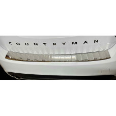 Накладка на задній бампер Carmos (F60 нерж) для Mini Countryman F60 2017-2023 рр