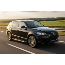 Бокові пороги RedLine V1 (2 шт., Алюміній) для Ауди Q7 2005-2015 рр