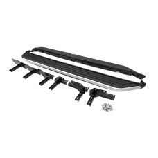 Бокові пороги Niken (2 шт. Алюміній) для Land Rover Freelander II 2006-2014 рр