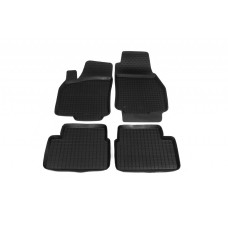 Гумові килимки з бортом (4 шт Polytep) для Opel Astra H 2004-2013 рр