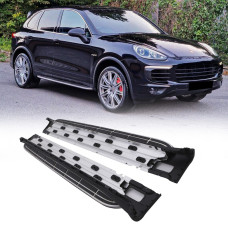 Боковые Подножки OEM (2 шт., Алюминий) для Porsche Cayenne 2010-2017 гг