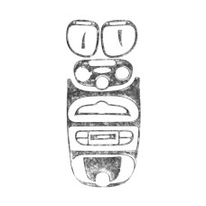 Накладки на панель (Meric 2001-2026) Титан для Peugeot 206 рр