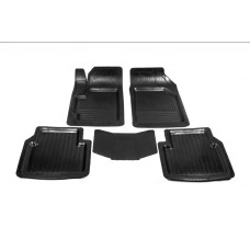 Гумові килимки з бортом (5 шт Polytep) для Chery QQ 2003-2022 рр