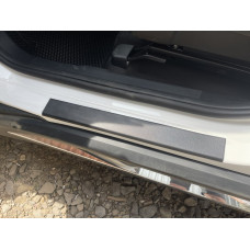 Накладки на пороги ABS (4шт пластик) Матові для Dongfeng M-NV 2020- рр
