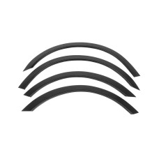 Накладки на арки (4 шт чорні) SW 2004-2008 ABS-пластик для Peugeot 407 рр