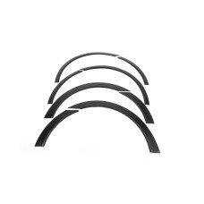 Накладки на арки (SW 6 шт чорні ABS-пластик) для Toyota Avensis 2009-2018 рр