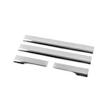 Накладки на внутрішні пороги Carmos V2 (4 шт нерж.) для Chevrolet Aveo T250 2005-2011 рр