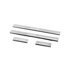 Накладки на пороги Carmos V2 (4 шт нерж) для Hyundai I-20 2008-2012 рр