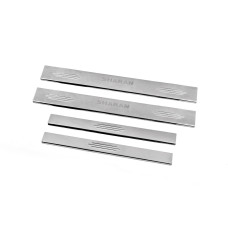 Накладки на пороги Carmos V2 (4 шт нерж) для Volkswagen Sharan 1995-2010 рр