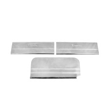 Накладки на пороги Carmos V2 (3 шт нерж.) для Renault Trafic 2001-2015 рр