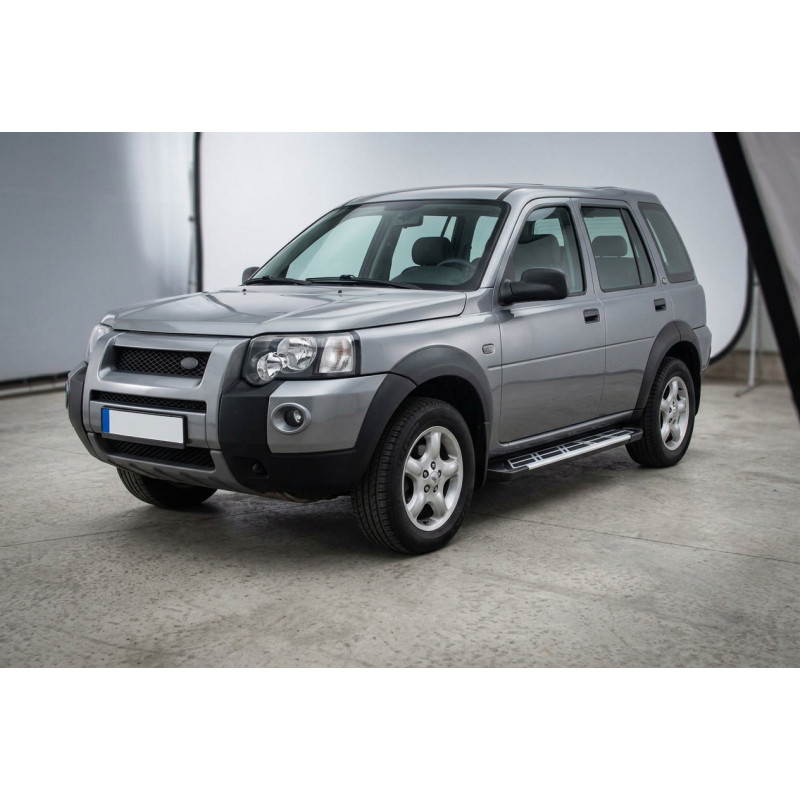Бокові пороги Sunrise (2 шт., Алюміній) для Land Rover Freelander I 1997-2006 рр