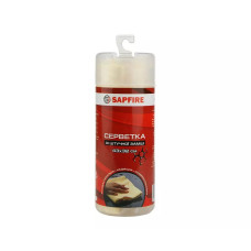 Салфетка из искусственной замши 43x32 см влажная в тубе SA-216 SAPFIRE