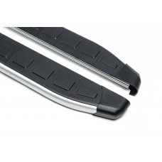 Бокові пороги Fullmond (2 шт, алюм.) для Land Rover Freelander I 1997-2006 рр
