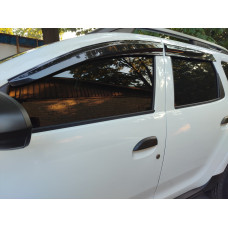 Ветровики на окна (4 шт. Sunplex Sport) для Dacia Duster 2018-2024 гг