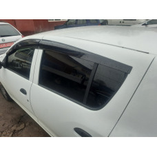 Ветровики на окна (4 шт. Sunplex Sport) для Dacia Sandero 2013-2020 гг