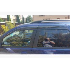 Ветровики на окна (4 шт. Sunplex Sport) для Fiat Siena 1996-2016 гг