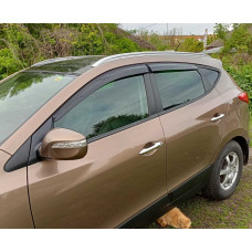 Вітровики (4 шт. Sunplex Sport) для Hyundai IX-35 2010-2015 рр