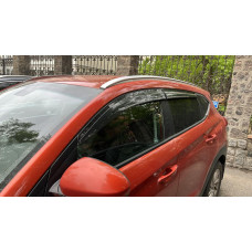 Вітровики (4 шт. Sunplex Sport) для Hyundai Tucson TL 2016-2021 рр
