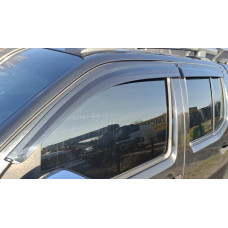Ветровики на окна (4 шт., Sunplex Sport) для Nissan Navara 2006-2015 гг