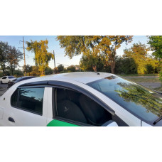 Вітровики SD (4 шт. Sunplex Sport) для Renault Logan II 2013-2022 рр