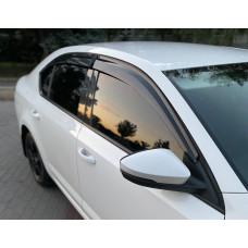 Вітровики LiftBack (4 шт. Sunplex Sport) для Skoda Octavia III A7 2013-2019 рр