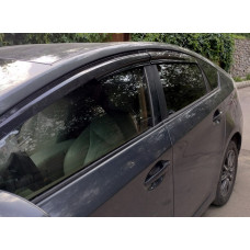 Вітровики (4 шт. Sunplex Sport) для Toyota Prius 2009-2015 рр