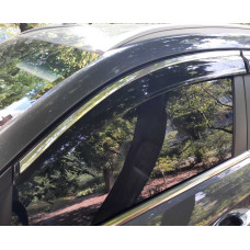 Вітровики з хромованим молдингом (4 шт. Sunplex Chrome) для Hyundai Tucson TL 2016-2021 рр