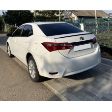 Спойлер LIP (Sunplex чорний) (118см *6 4см) для Toyota Corolla 2013-2019 рр